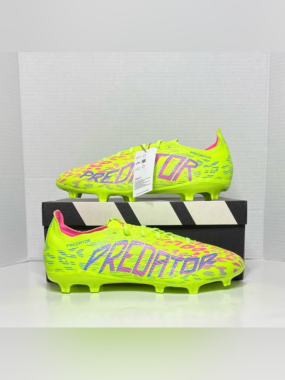 Adidas Predator League FG bright neon Soccer Cleats Men’s Football Boots JH6471